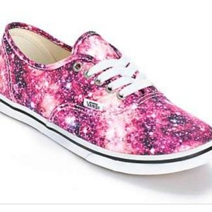 VANS pink galaxy lo pro